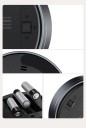 Baseus Digitaler Küchentimer Schwarz 82 x 33 mm LED-Anzeige 99 Minuten Drehregler 3 Lautstärkestufen Magnetisch 5