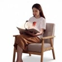 Baseus LED lampa s klipem Plynule stmívatelná Dotyková USB nabíjecí Bezdrátová Šedá Čtecí lampa na knihu a notebook i noční světlo 6