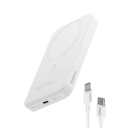 Baseus Mini powerbank magnética 5000mAh 20W carregador rápido com e sem fio USB-C Design compacto para iPhone e Samsung 2