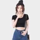 Basis crop top til kvinder 4