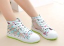 Baskets pour femmes avec des fleurs 1