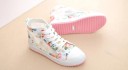 Baskets pour femmes avec des fleurs 3
