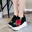 Baskets pour femmes avec fleur J1768 3