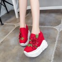 Baskets pour femmes avec fleur J1768 6