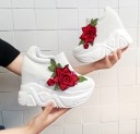 Baskets pour femmes avec fleur J1768 7