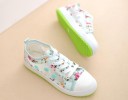 Baskets pour femmes avec imprimé floral 9