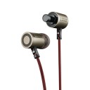 Basørepropper med mikrofon til musik og opkald Lydstyrkekontrol og afspilning på ledningen 3,5 mm jackstik Følsomhed 106 dB 2