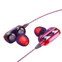 Basové špuntové slúchadlá do uší s káblom 1,2 m Konektor 3,5 mm jack Frekvenčný rozsah 20 Hz až 20 kHz Citlivosť 110 dB Impedancia 32 Ω 3
