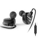 Basowe słuchawki douszne z mikrofonem i sterowaniem połączeń oraz muzyki Jack 3,5 mm Kabel 1,2 m Zakres częstotliwości 7 Hz do 40 kHz Czarny 1