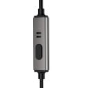 Bass In-Ear-Kopfhörer mit Mikrofon und Steuerung für Lautstärke und Anrufe Metallgehäuse Jack 3,5 mm Kabel 1,2 m Empfindlichkeit 97 dB 4