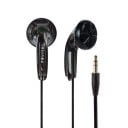 Bassear øretelefoner med mikrofon Halvgennemsigtigt hus af ABS Jack 3,5 mm Frekvensområde 20 Hz til 20 kHz Impedans 32 Ω Sort 2