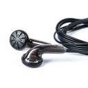 Bassear øretelefoner med mikrofon Halvgennemsigtigt hus af ABS Jack 3,5 mm Frekvensområde 20 Hz til 20 kHz Impedans 32 Ω Sort 3