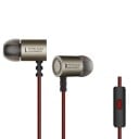 Bassokuulokkeet korvakuulokkeet mikrofonilla musiikkia ja puheluja varten Äänenvoimakkuuden ja toiston hallinta kaapelilla 3,5 mm jack-liitin Herkkyys 1