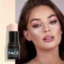 Bastão Iluminador Blush Brilhante em Bastão Bastão de Contorno Iluminador em Bastão para Realçar o Rosto Bronzer para o Rosto 2