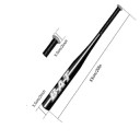 Băț de baseball din aliaj de aluminiu întărit 53 cm Mănușă de softball Minge de 20 de inci Set sportiv Antrenament în aer liber Autoapărare acasă 2