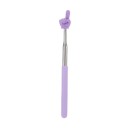 Băț telescopic din oțel inoxidabil creativ, indicator de deget 21,5-69,5 cm, pentru predarea școlară, ajutor la domiciliu, indicator multifuncțional 7