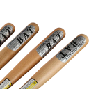 Bate de béisbol de madera de 54 cm de madera maciza de fresno y acacia Bate defensivo duro para softball y béisbol Equipamiento deportivo familiar 2