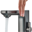 Bateria de lavatório com sensor inteligente e visor digital Bateria sem contacto para água quente e fria Bateria de água moderna para casa de banho 7