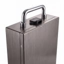 Batería de litio para motocicleta eléctrica 60 V 20 Ah Caja cuadrada con asa plateado Incluye cargador Color negro Batería de repuesto 60V 2