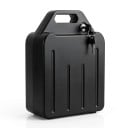 Bateria de lítio para motociclo elétrico 60 V 40 Ah Com fecho e chave Cabo de transporte Inclui carregador Cor preta Bateria de substituição 60V 1