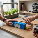 Batería de litio recargable para patinete eléctrico LIDIKALA 36 V 10S2P Conectores T y XT60 Celdas 18650 186 x 66 x 38 mm Color azul 3
