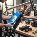 Bateria de lítio recarregável para trotinete elétrica LIDIKALA 36 V 10S2P com carregador 42 V 2 A Conectores XT30 e JST 186 x 66 x 38 mm Azul 5
