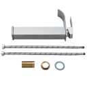 Baterie de chiuvetă cu efect de apă căzătoare 31x12 cm Finisaj mat Baterie elegantă cu montaj pe blatul de lucru Armatură de baie cu un singur orificiu 2