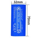 Baterie LiitoKala 4 ks 32700 3,2 V 7000 mAh Lii-70A LiFePO4 dobíjecí článek 70 x 32 mm modrá pro solární systémy svítilny i elektrokola 3
