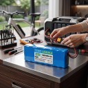 Baterie litiu reîncărcabilă pentru trotineta electrică LIDIKALA 36 V 10S2P Conectori T și XT60 Module 18650 186 x 66 x 38 mm Culoare albastră 4