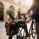 Baterie pentru bicicletă electrică pe suportul din spate cu suport, cu lacăt și lumină 36 V 17,5 Ah 630 Wh Baterii LG MJ1 18650 Negru Motor max. 500 W 4