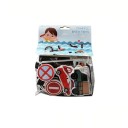 Bath Toy with Road Vehicles Vinyl Bath Set for Children Develops Creativity and Imagination 2