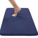 Bathroom Absorbent Mat 50 x 80 cm with Fleece Surface and Non-Slip Backing, Thickness 1.2 cm, Soft Mat for Bath or Shower 7