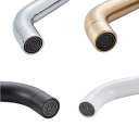 Bathroom Basin Mixer Tap 30.5 x 15 cm Hot and Cold Water Tap Elegant Modern Tap with Lever Control for Home 8