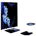 Bathroom Mat and Shower Curtain Set 4 pcs 5