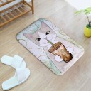 Bathroom Mat with Cat Motif 3