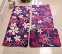 Bathroom Mats with Pattern 3 pcs 6