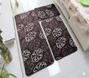 Bathroom Mats with Pattern 3 pcs 10