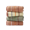 Bathroom Towel 33 x 73 cm Multicoloured Soft and Absorbent Made of Polyester and Cotton For Hands and Body Universal Hygienic Textile Easy 1