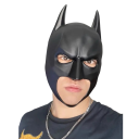 Batman-Maske, Karnevalsmaske, Batman-Cosplay-Kostümzubehör, Halloween-Maske 1