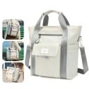 Batoh a dámská kabelka 3v1 s crossbody popruhem, 15 l, voděodolný oxford, taška přes rameno na 14palcový notebook do školy i práce 5