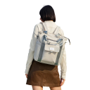 Batoh a dámská kabelka 3v1 s crossbody popruhem, 15 l, voděodolný oxford, taška přes rameno na 14palcový notebook do školy i práce 19
