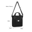 Batoh a dámská kabelka 3v1 s crossbody popruhem, 15 l, voděodolný oxford, taška přes rameno na 14palcový notebook do školy i práce 3