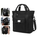 Batoh a dámská kabelka 3v1 s crossbody popruhem, 15 l, voděodolný oxford, taška přes rameno na 14palcový notebook do školy i práce 4