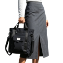 Batoh a dámská kabelka 3v1 s crossbody popruhem, 15 l, voděodolný oxford, taška přes rameno na 14palcový notebook do školy i práce 15