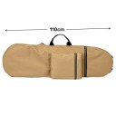 Batoh na freediving vodotesný úložný vak na potápačské vybavenie 110 x 32 cm z 600D oxfordskej tkaniny béžový na potápanie a lov rýb 2