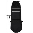 Batoh na freediving vodotesný úložný vak na potápačské vybavenie 110 x 32 cm z 600D oxfordskej tkaniny čierny na potápanie a lov rýb 2