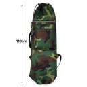 Batoh na freediving vodotesný úložný vak na potápačské vybavenie 110 x 32 cm z 600D oxfordskej tkaniny maskáčový na potápanie a lov rýb 2