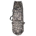 Batoh na freediving vodotesný úložný vak na potápačské vybavenie 84 x 32 cm z 600D oxfordskej tkaniny šedý maskáčový na potápanie a lov rýb 1