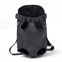 Batoh na hruď pro kočky a malé psy do 2,5 kg s prodyšnou síťovinou a vnitřní karabinou, velikost S, 28 x 18 cm, černá, na cestování 1