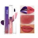 Batom líquido rosa de longa duração à prova de água 2,5 ml Cor suave para os lábios Efeito natural Cor líquida para os lábios Secagem 4